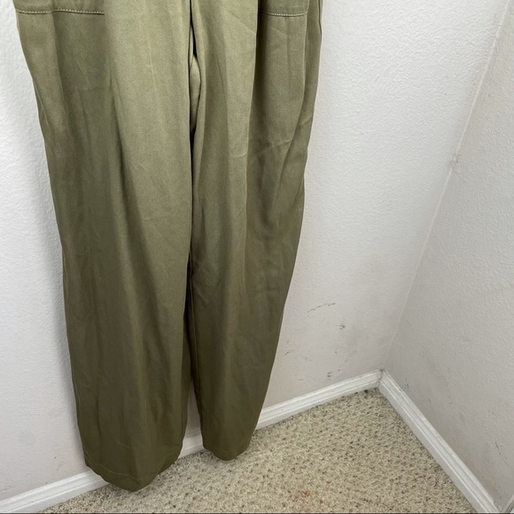 Soho New York Company Olive Green Rayon Jumpsuit M - Picture 5 of 16
